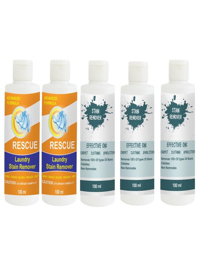 مجموعة مزيل البقع من توفوس: برتقالي (عبوتان)، سماوي (عبوتان)، ومزيل بقع سماوي | محلول تنظيف متعدد الأسطح للملابس والأقمشة والمفروشات (100 غرام لكل عبوة) - Image 1